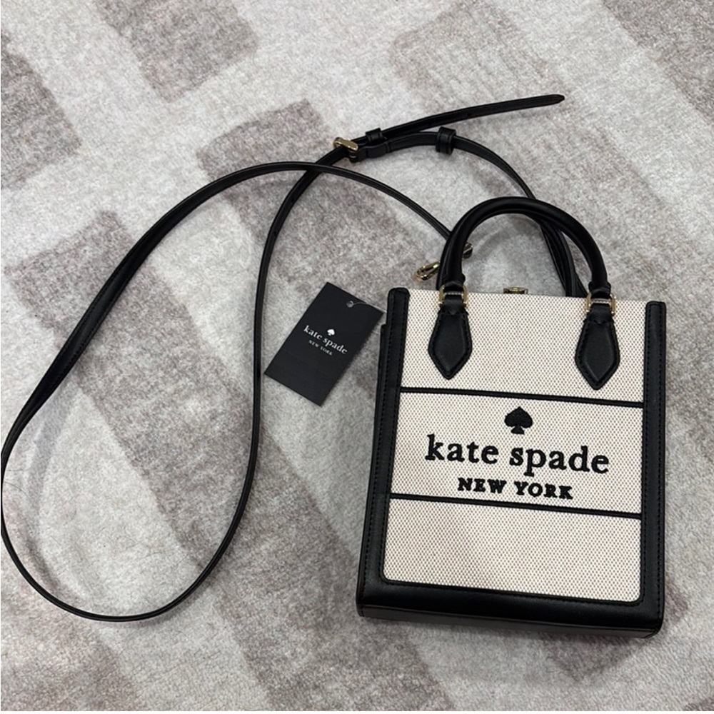 Kate Spade Ellie Mini Canvas Bag Crossbody NWT